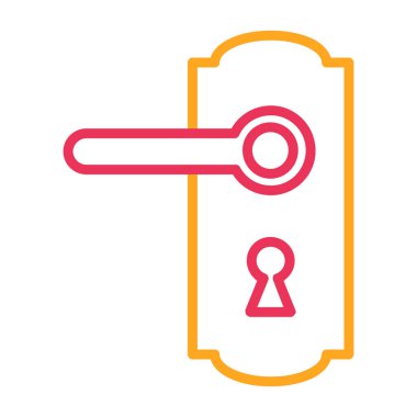 Web ve mobil uygulaması tasarımı, anahtar logo kavramı için beyaz arka plan üzerinde izole anahtar simge vektör