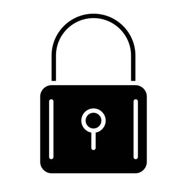 ikon vektör illüstrasyonunu kilitle
