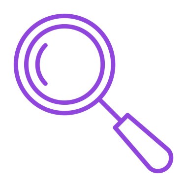 Arama simgesinin vektör illüstrasyonu