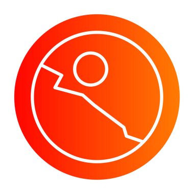 vektör arama düz simgesi