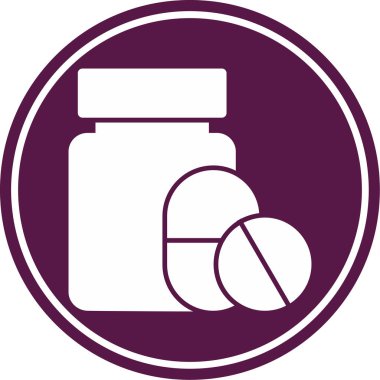 hap ikonu vektör illüstrasyonu