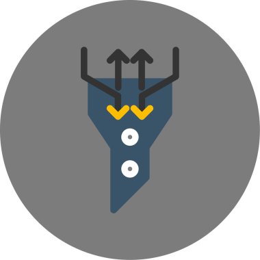 Modern oto tamir simgesinin vektör illüstrasyonu