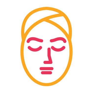 Kadın simgesinin vektör illüstrasyonu