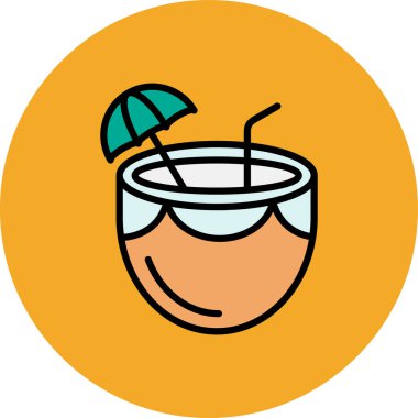 Bir bardak suyun vektör çizimi