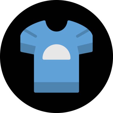 t - shirt simgesi vektör çizimi