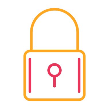 Kolayca düzenleyebilen veya düzenleyebilen Vektör simgesini kilitle