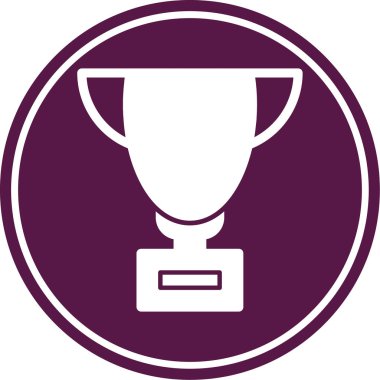 kupa ikonu vektör illüstrasyonu