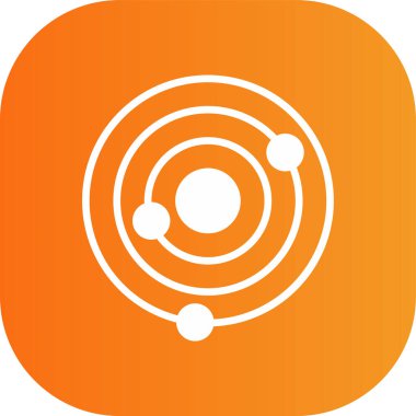 Benzersiz Uydu Vektör Kabartma Simgesi