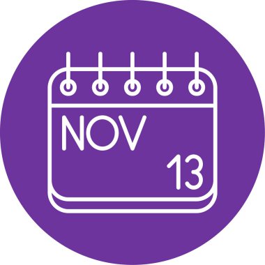 Takvim simgesi için vektör illüstrasyonu