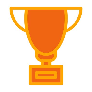 Kazanan Kupası simgesi. Vektör çizim