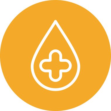 Modern basit illüstrasyon vektör simgesini bırak