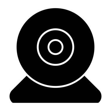 Vinil vektör düz simge