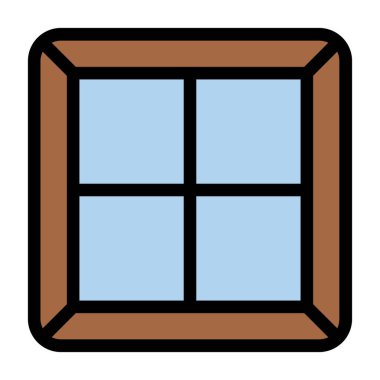 Ev kapısı ikonu. Taslak ev kapısı vektör simgesi rengi düz izole