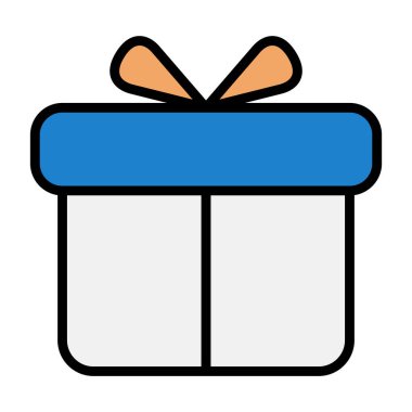 hediye kutusu vektör simgesi
