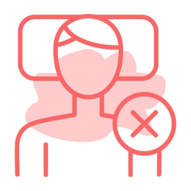 Maskeli bir adamın vektör simgesi