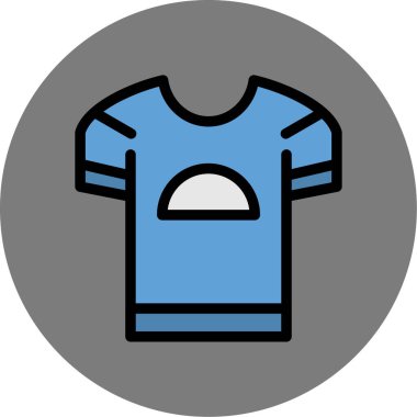 Gömlek. Web simgesi basit illüstrasyon