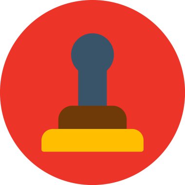 Tek bir izole simgenin vektör illüstrasyonu