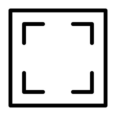 Web arayüzü simgesi, vektör illüstrasyonu