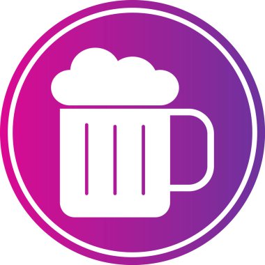 bira ikonu vektör illüstrasyonu