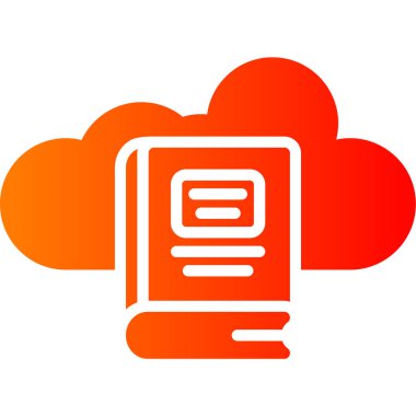 bulut teknolojisi simgesi, vektör illüstrasyonu