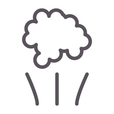 bulut simgesi, ince çizgi biçimi