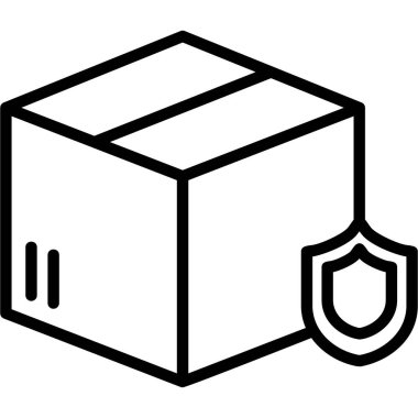 kutu paket teslim simgesi