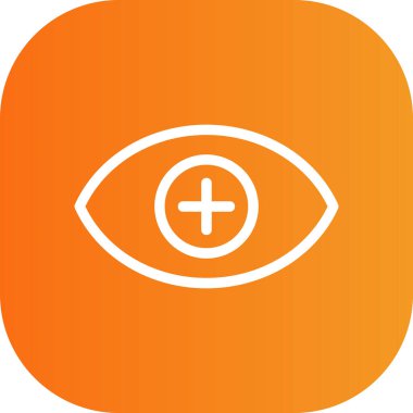 Göz simgesi vektör illüstrasyonu