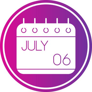 Takvim. vektör simgesi, illüstrasyon, arkaplanda basit tasarım.