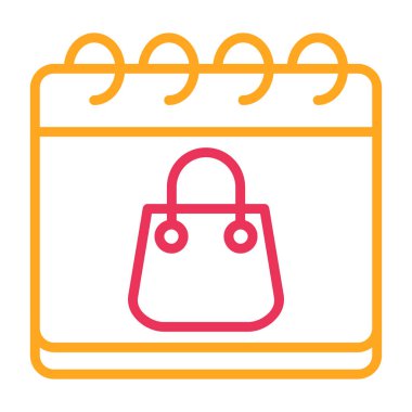 Alışveriş poşeti ikonu. vektör illüstrasyonu