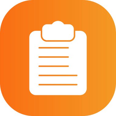 Belge. Web simgesi basit illüstrasyon