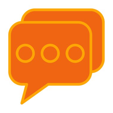 sohbet balonu vektör simgesi