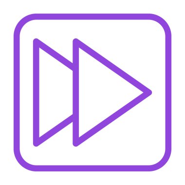 ses oynatıcı vektör simgesi. Basit çizgi çizimi sembolü. müzik simgesi vektörü