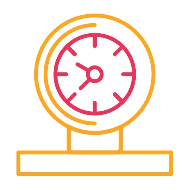 Saat simgesi vektör illüstrasyonu