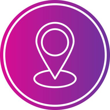 Harita işaretleyici. resimleme tasarımı