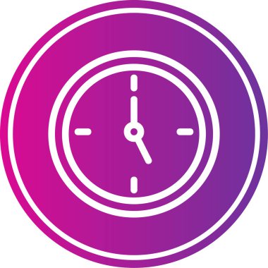 Zaman saatinin vektör illüstrasyonu