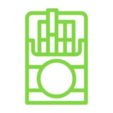 vektör Benzin İstasyonu Ico