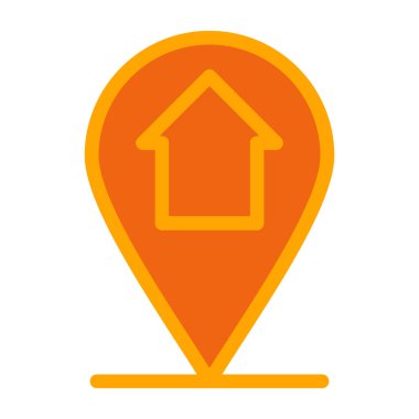 Konumu vektör simge işareti simge vektör çizim kişisel ve ticari kullanım için..