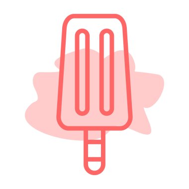 dondurma simgesi vektörü