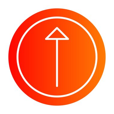 ok simgesi vektör illüstrasyonu