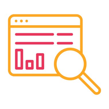 seo modern simgesinin vektör illüstrasyonu