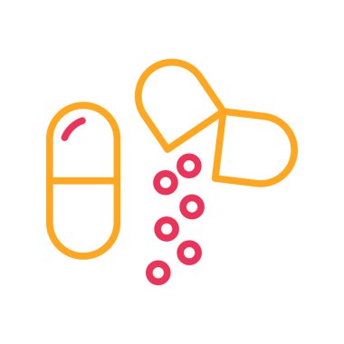 Hap. Web simgesi basit illüstrasyon