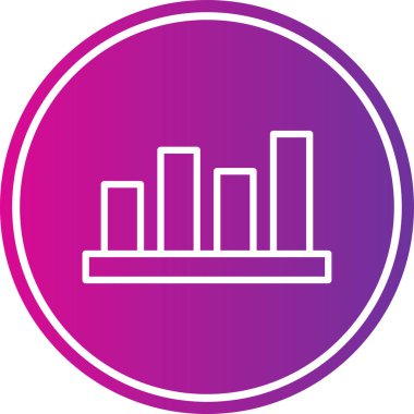 çubuk çizelgesi vektör illüstrasyonu