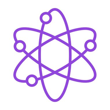 atom. Web simgesi basit tasarım