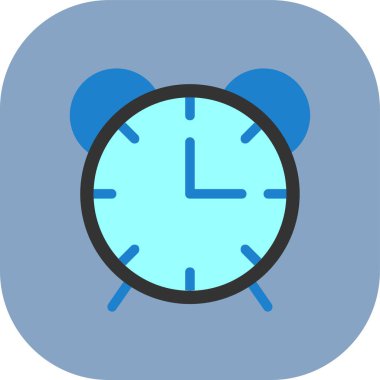 Saat. Web simgesi basit illüstrasyon