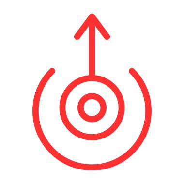 hedef simge vektör illüstrasyonu