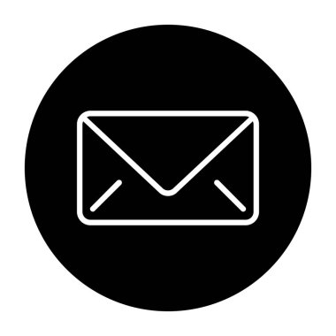 zarf simgesi vektör illüstrasyonu