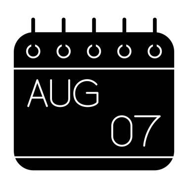 vektör Takvimi Simgesi illüstrasyonu