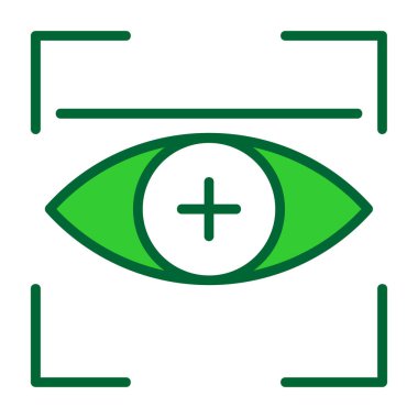 Göz simgesi. vektör illüstrasyonu