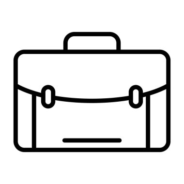 Bagaj vektör satırı simgesi