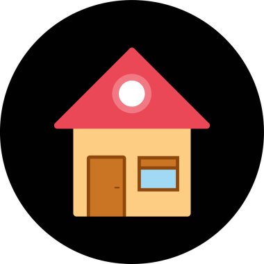 ev simgesi vektör illüstrasyonu